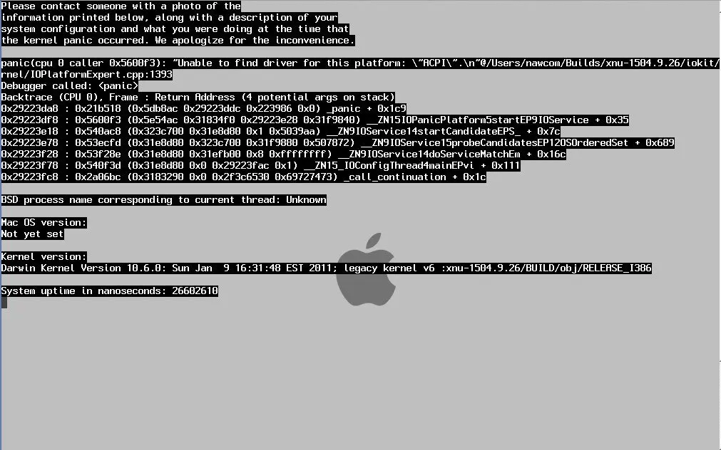Kernel panic